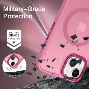 BENTOBEN iPhone 13 Case - Magnetic Slim Shockproof Protection