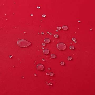 FOLINS&HOME Red Square Tablecloth 54 x 54 Wrinkle Free Waterproof Polyester Table Cloths, Spillproof Heavy Duty and Washable Table Cover for Party, Banquet, Indoor and Outdoor-Rectangle/Oblong