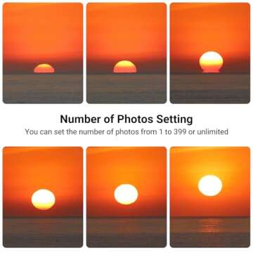 JJC Intervalometer Timer Remote Control Shutter Release for Sony A6000 A6100 A6600 A6500 A6400 A6300 A1 A7 A7II A7III A7IV A7R V IV A7RIII II A7S II III A9 II III ZV-1 RX100 VII VI V VA RX10 IV & More