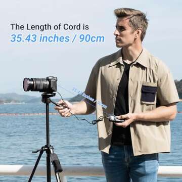 JJC Intervalometer Timer Remote Control Shutter Release for Sony A6000 A6100 A6600 A6500 A6400 A6300 A1 A7 A7II A7III A7IV A7R V IV A7RIII II A7S II III A9 II III ZV-1 RX100 VII VI V VA RX10 IV & More