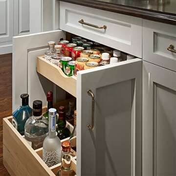 Goo-Ki 6 Pack Antique Brass Swirl Cabinet Bar Handles 5-Inch(128mm) Center to Center Home Improvement Hardware for Kitchen Rustic Drawer Pulls Mid-Century Modern Dresser Pulls