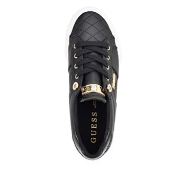 Guess Women's Loven Black Sneakers Size 7 - Stylish Comfort