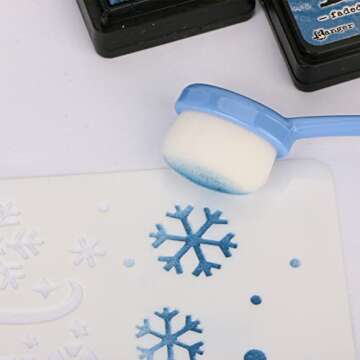 Yoseng Mini Ink Blending Brushes for Crafting