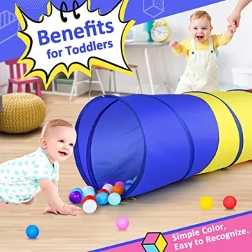 Pop Up Play Tunnel Tent for Toddlers Babies Dogs Indoor Outdoor