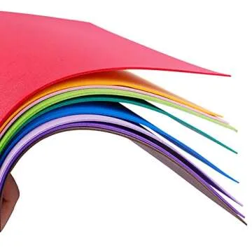 UUYYEO Self-Adhesive Foam Sheets for Crafts 10 Pcs Red