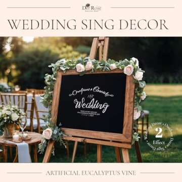 Der Rose 13Ft Pink Rose Garland - Elegant Floral Decor