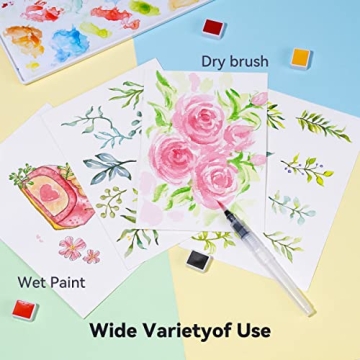 MeiLiang Watercolor Paint Set with 36 Vivid Colors
