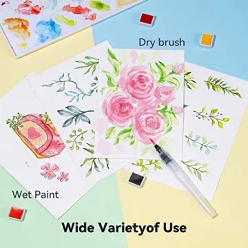 MeiLiang Watercolor Paint Set with 36 Vivid Colors