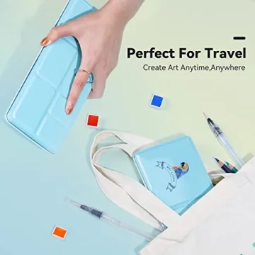 MeiLiang Watercolor Paint Set with 36 Vivid Colors