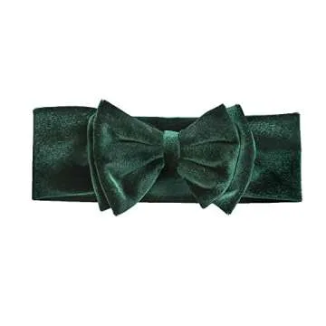 YeeMan 5PCS Velvet Headbands for Baby Girls Stylish Bows