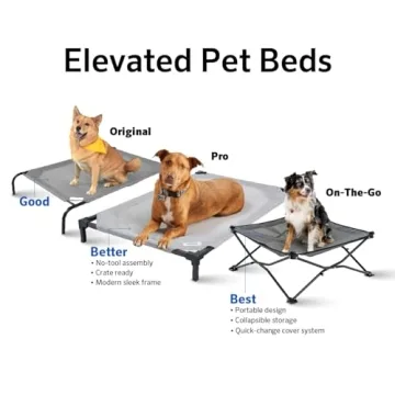 Coolaroo Elevated Dog Bed for Year-Round Comfort