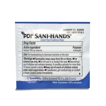 Sani-Hands Sanitizer Wipes - 100 Packets for Easy Hygiene