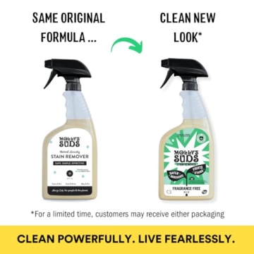 Molly's Suds Stain Remover Spray - Unscented & Powerful