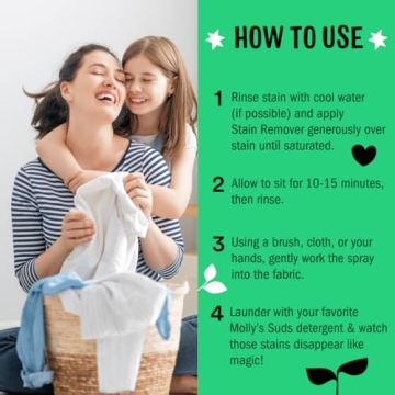 Molly's Suds Stain Remover Spray - Unscented & Powerful