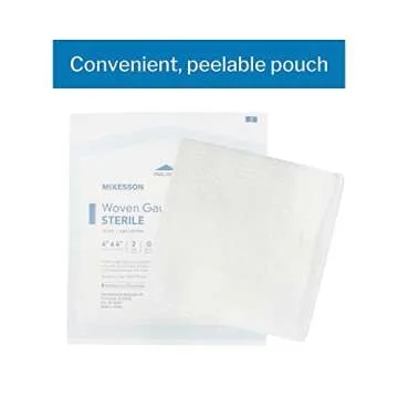 McKesson 12-Ply Cotton Gauze Sponges for Wound Care