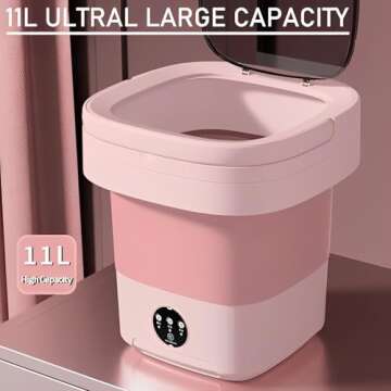 Compact Portable Washing Machine with 11L Capacity