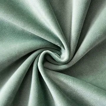 JUSPURBET Sage Velvet Throw Pillow Covers 20x20 inch Set of 2 for Living Room Couch Sofa Bedroom Decorative Square Solid Soft Cushion Cases with Invisible Zipper