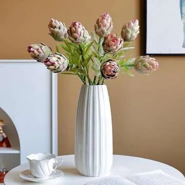 Lovmeety 4Pcs Artichokes Artificial Flowers for Decor