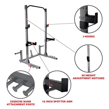 Sunny Health & Fitness Power Rack for Ultimate Home Workouts