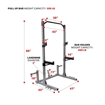 Sunny Health & Fitness Power Rack for Ultimate Home Workouts