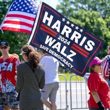 Kamala Harris 2024 Flag - Outdoor & Indoor Use