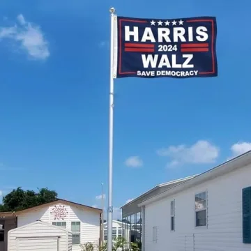 Kamala Harris 2024 Flag - Outdoor & Indoor Use