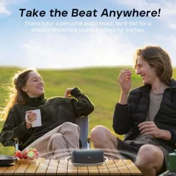 Tribit StormBox Flow Bluetooth Speaker, Portable Speaker with XBass, 30H Playtime Wireless Speaker, IP67 Waterproof, Bluetooth 5.3, TWS, Custom EQ, Type-C Speaker for Outdoor Travel Beach