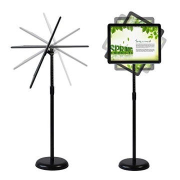 HUAZI Adjustable Sign Holder - Sturdy Floor Stand for Displays