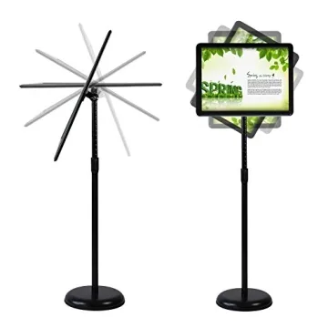 HUAZI Adjustable Sign Holder - Sturdy Floor Stand for Displays