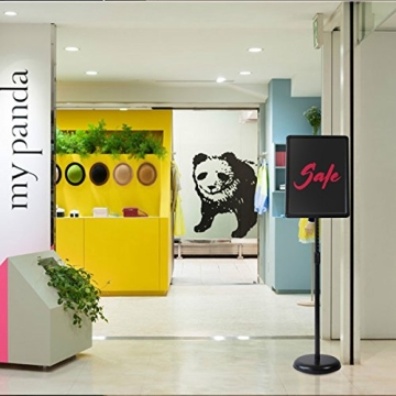 HUAZI Adjustable Sign Holder - Sturdy Floor Stand for Displays