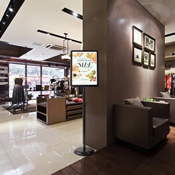 HUAZI Adjustable Sign Holder - Sturdy Floor Stand for Displays