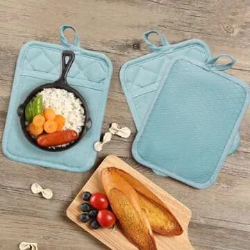 Pot Holders Set of 3 Heat Resistant for Cooking BBQ
