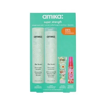 Amika Super Strength Repair Wash + Care Set For Gorgeous Hair