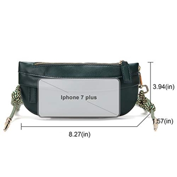 Trendy FEITH&FELLY Women Small PU Leather Waist Pack