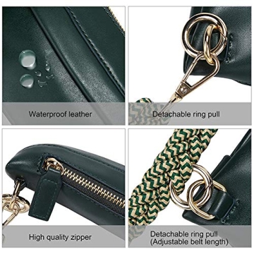 Trendy FEITH&FELLY Women Small PU Leather Waist Pack