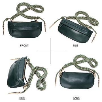 Trendy FEITH&FELLY Women Small PU Leather Waist Pack