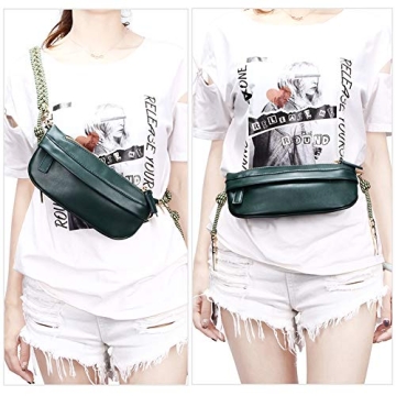 Trendy FEITH&FELLY Women Small PU Leather Waist Pack