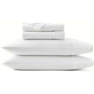BOLL & BRANCH Luxury Organic Cotton King Sheet Set – Soft & Breathable
