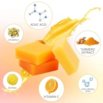 Inlifay Kojic Acid Turmeric Soap for Dark Spots & Brightening