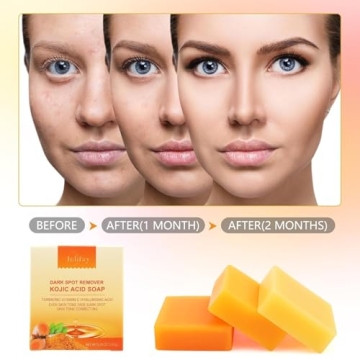Inlifay Kojic Acid Turmeric Soap for Dark Spots & Brightening