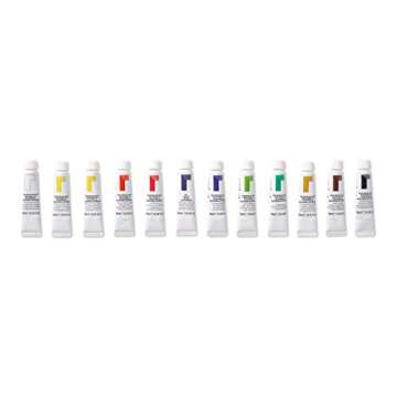 Reeves Watercolor Paint 10ml Tubes, Set of 12, Water Colour