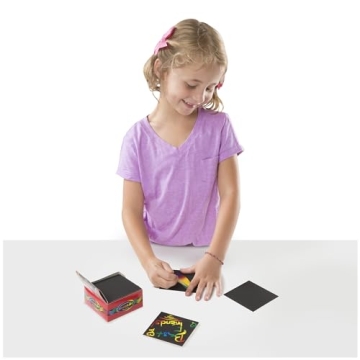 Melissa & Doug Scratch Art Rainbow Mini Notes for Creative Fun