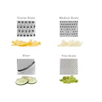 KitchenAid Gourmet 4-Sided Box Grater - Stainless Steel, Red