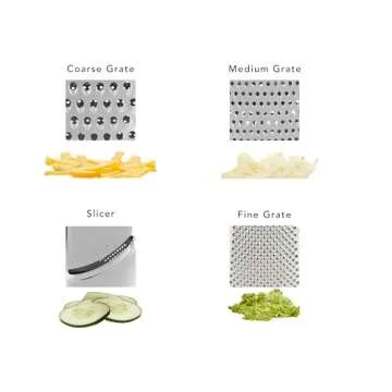 KitchenAid Gourmet 4-Sided Box Grater - Stainless Steel, Red