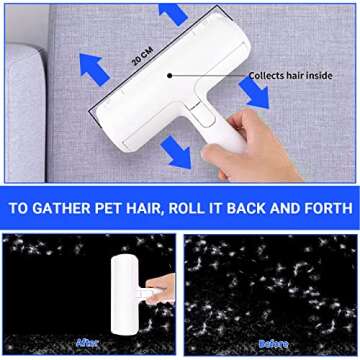 Reusable Dog Hair Remover Roller - Eco-Friendly & Effective