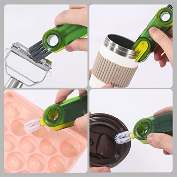 3 in 1 Cup Lid Gap Cleaning Brush Set for All Your Needs