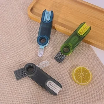 3 in 1 Cup Lid Gap Cleaning Brush Set for All Your Needs