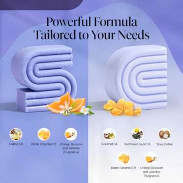 Kitsch Purple Shampoo & Conditioner Bar for Color Treated & Grey and white Hair, Made in Us, Toning Bar Shampoo & Conditioner for Blonde