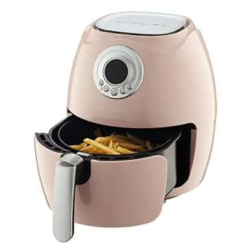GoWISE USA 2.75-Quart Air Fryer in Blush for Healthy Cooking