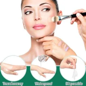 200 Pieces Disposable Makeup Mixing Palette for Artists